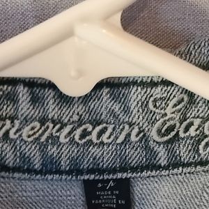 American eagle Jean sleeveless jacket